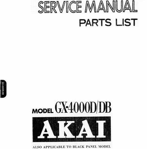 download akai cs-702d service manual